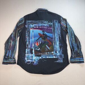 Robert Graham Limited Edition Shirt Mens XL Kathleens Blue Classic Fit Button Up